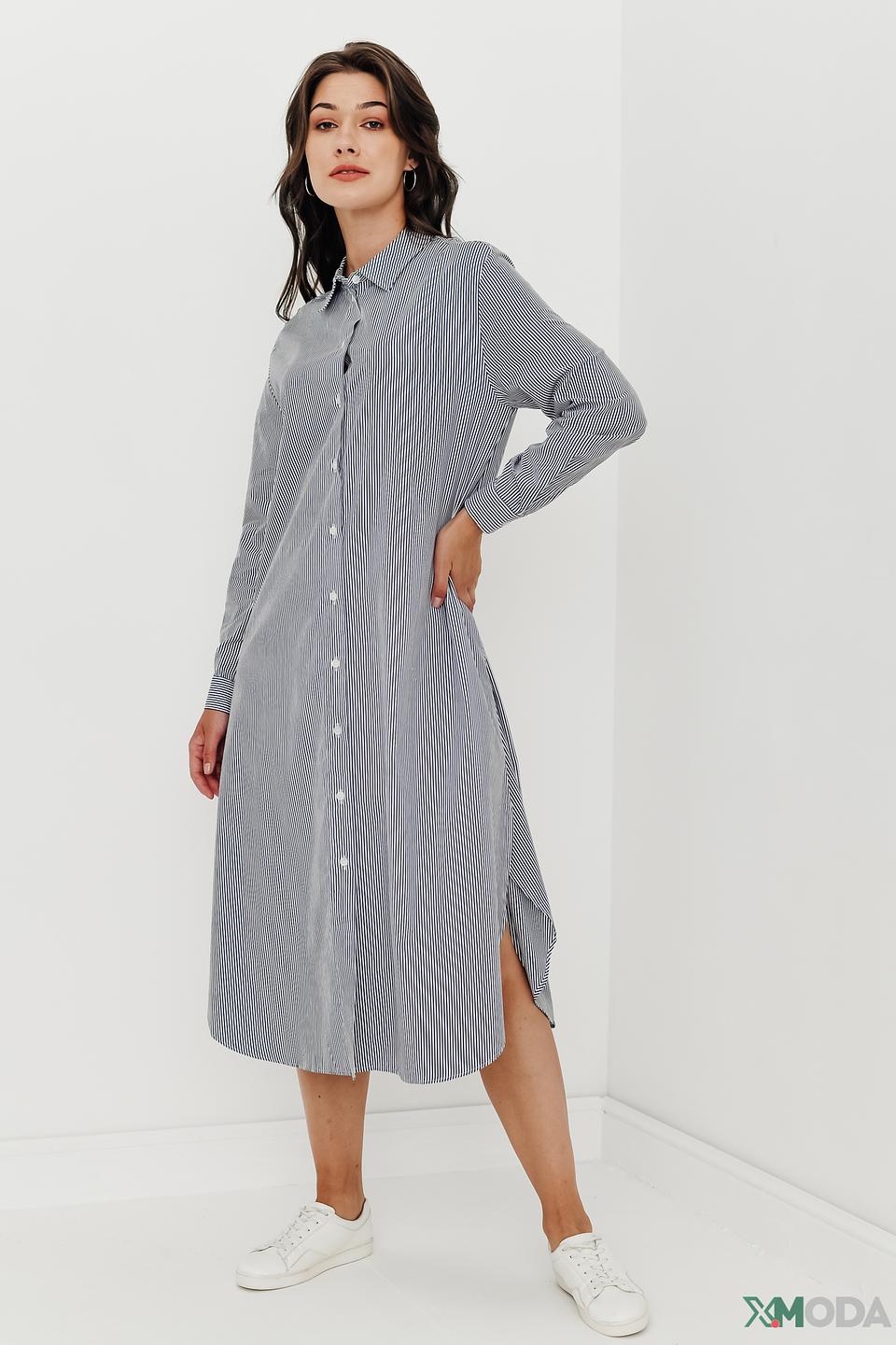 Платье рубашка Maerz в полоску