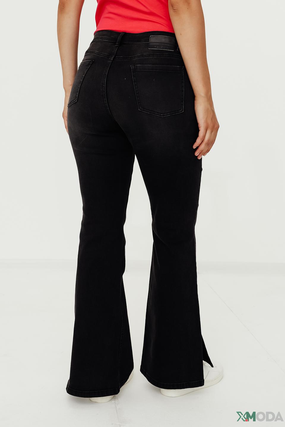 Джинсы Taifun клеш чёрные