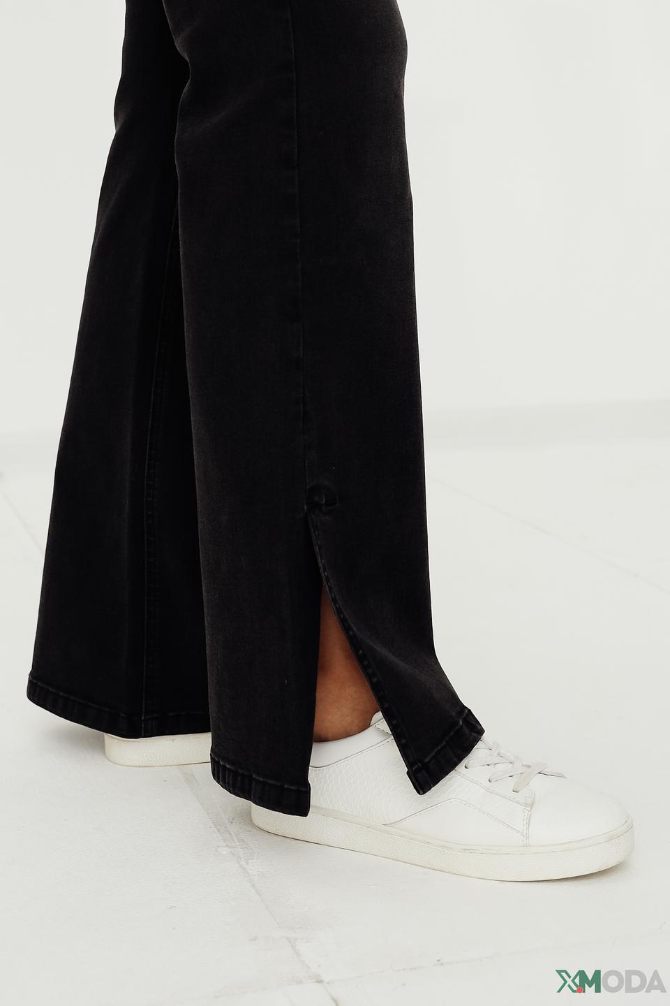 Джинсы Taifun клеш чёрные