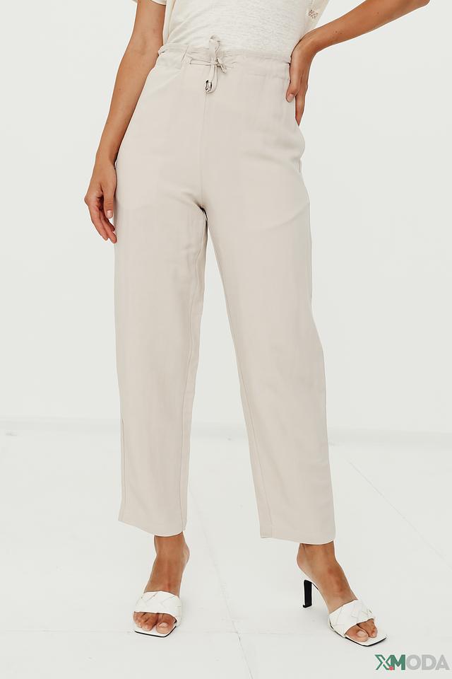 Брюки UNQ бежевые с завязками
