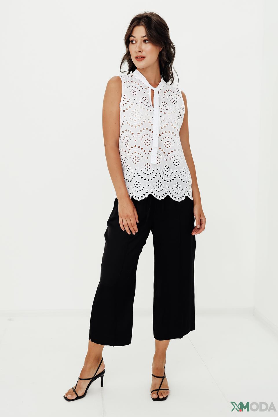 Топ You Just White с вышивкой