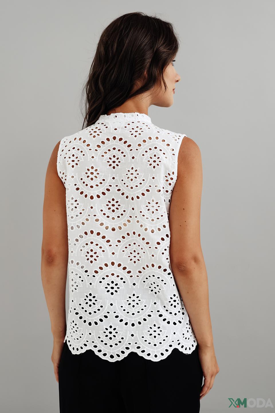 Топ You Just White с вышивкой