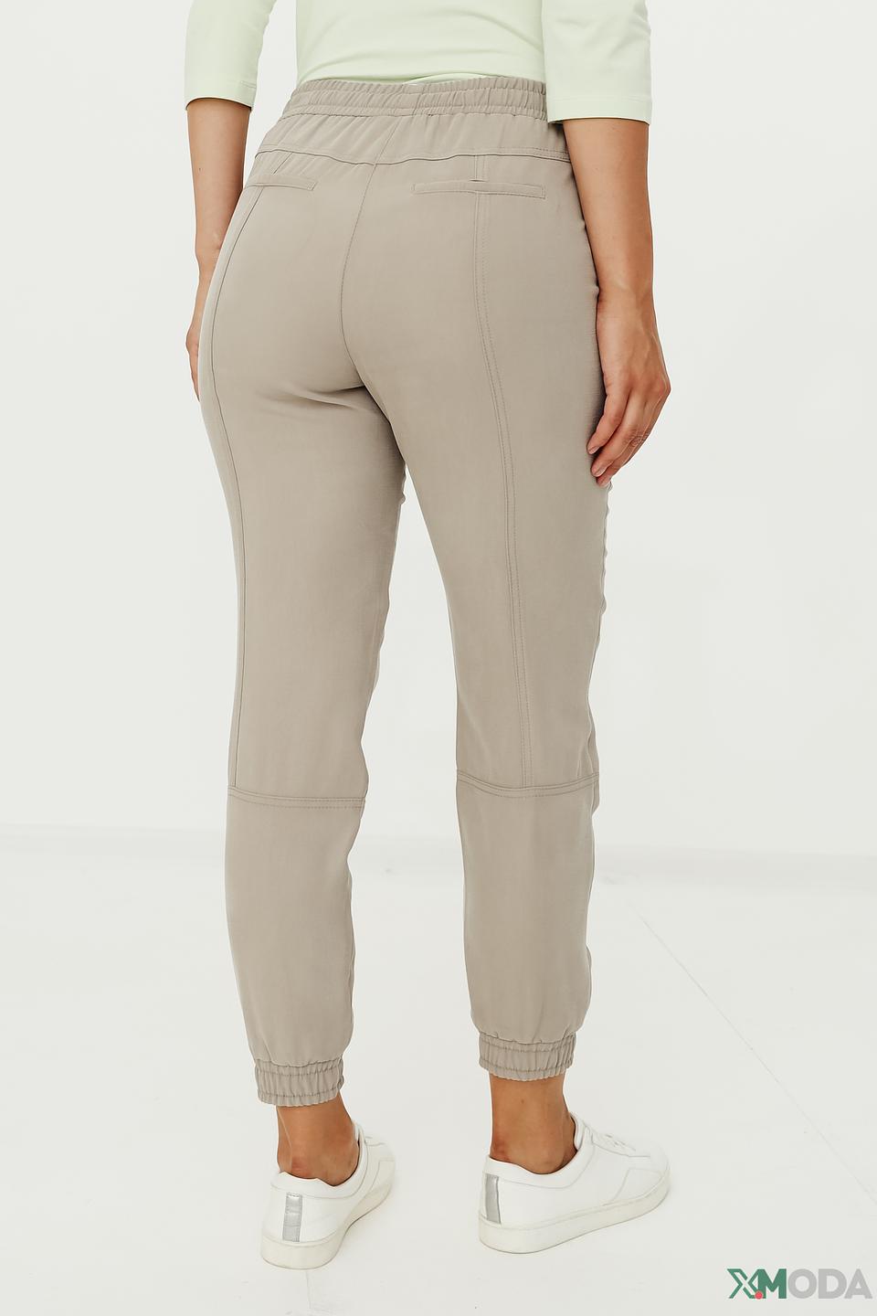 Брюки Lecomte серые с манжетами