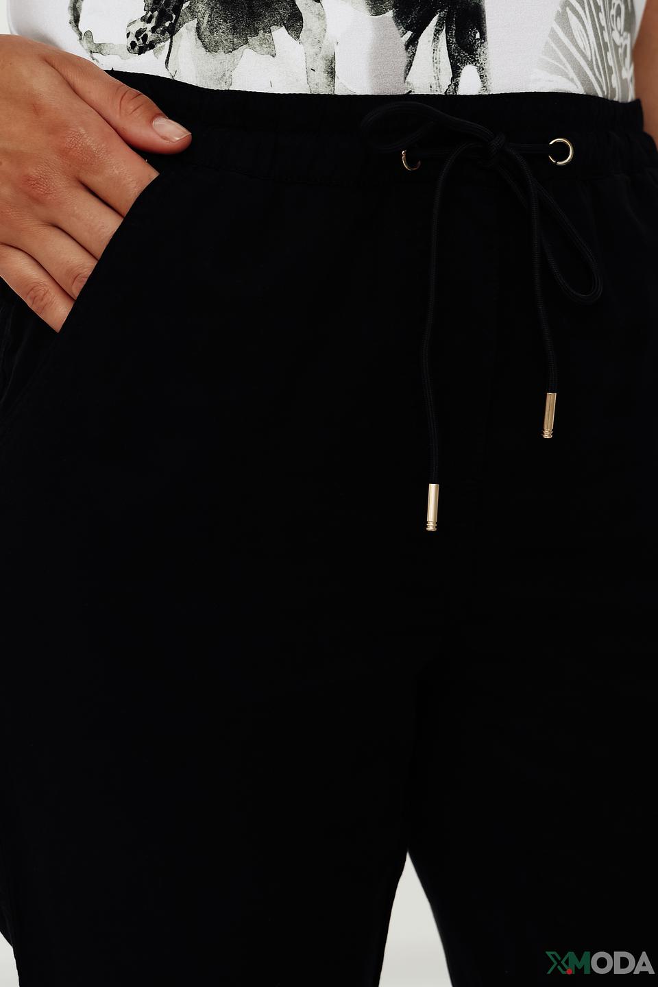 Брюки Taifun чёрные с манжетами