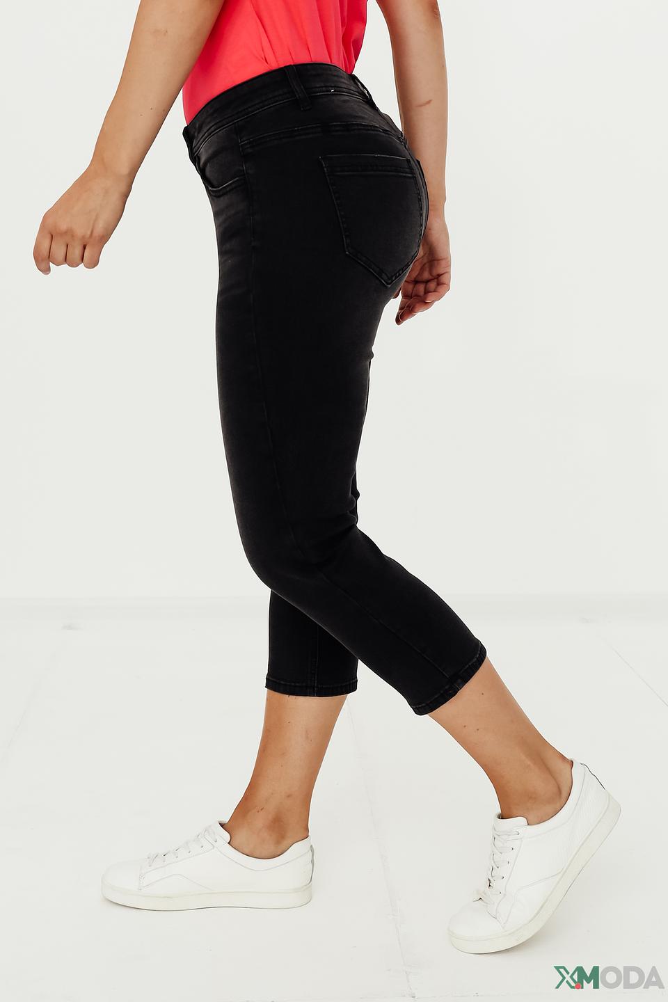 Джинсы Taifun укороченные черные