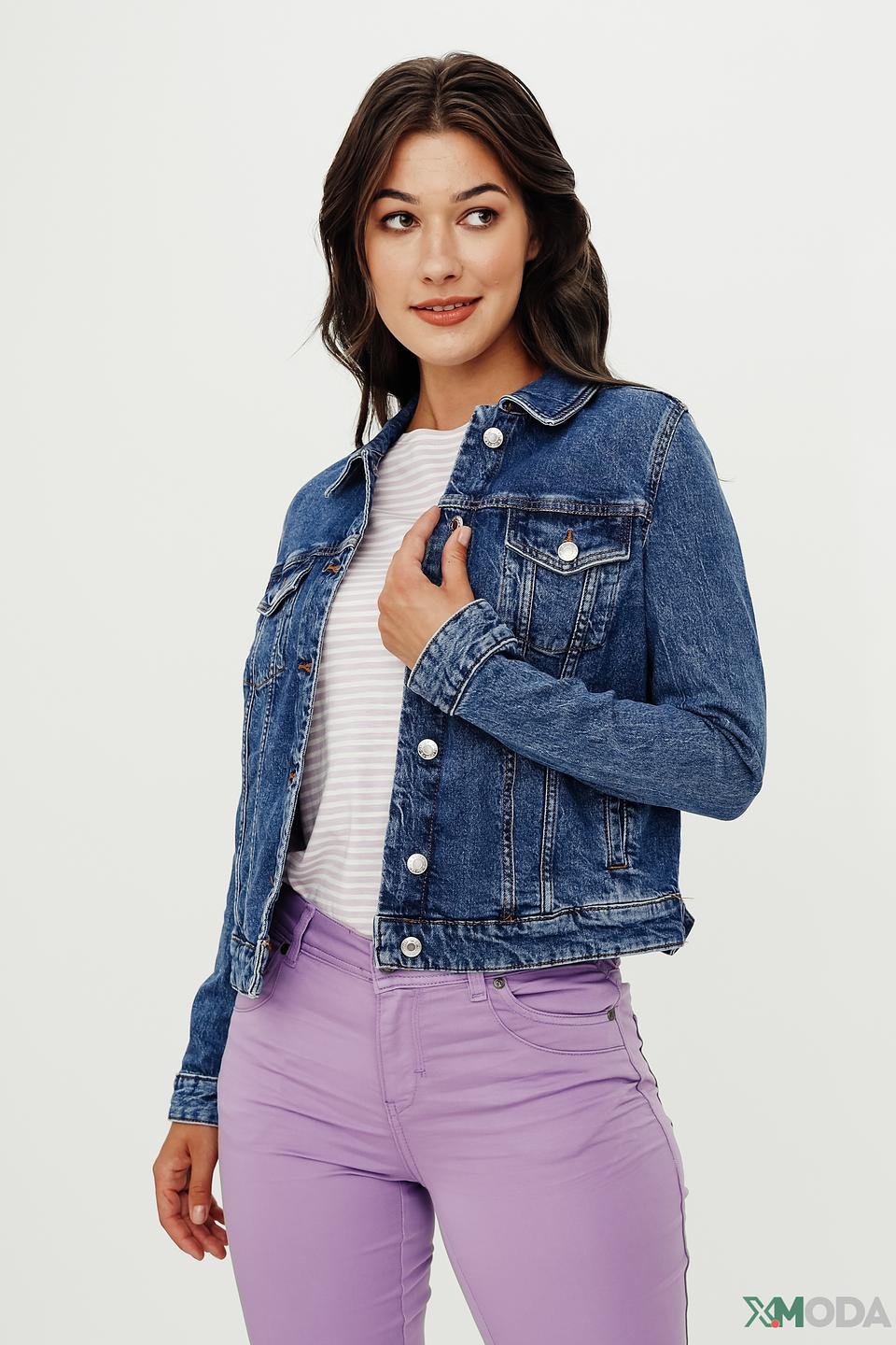 Жакет s.Oliver деним синий