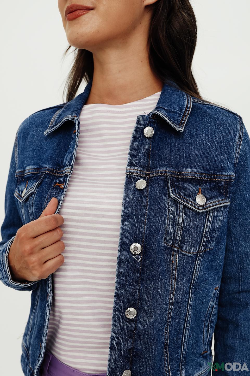 Жакет s.Oliver деним синий