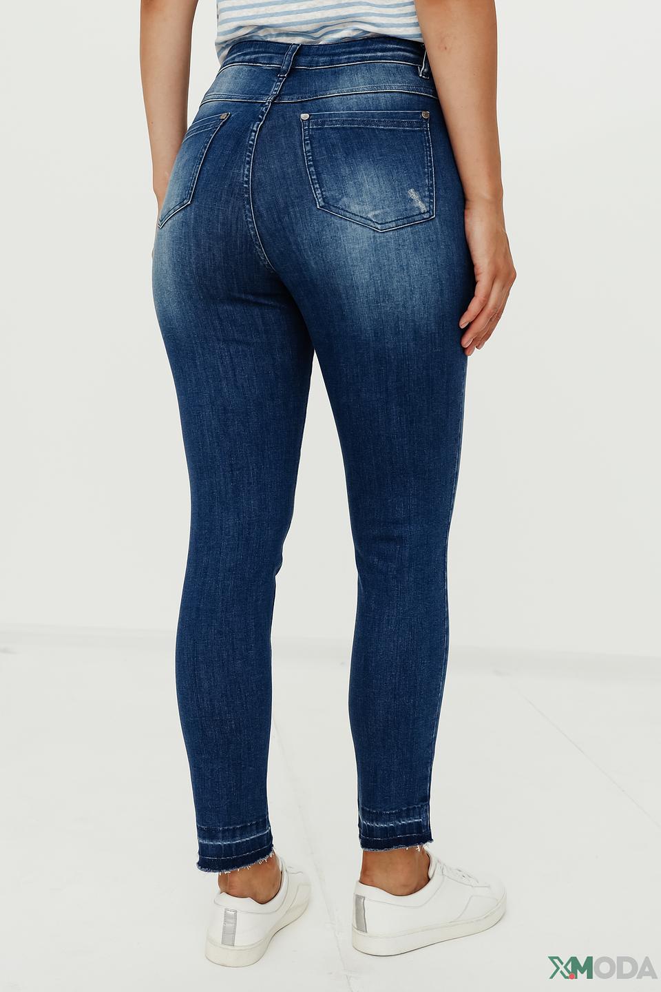 Джинсы Lecomte с потертостями