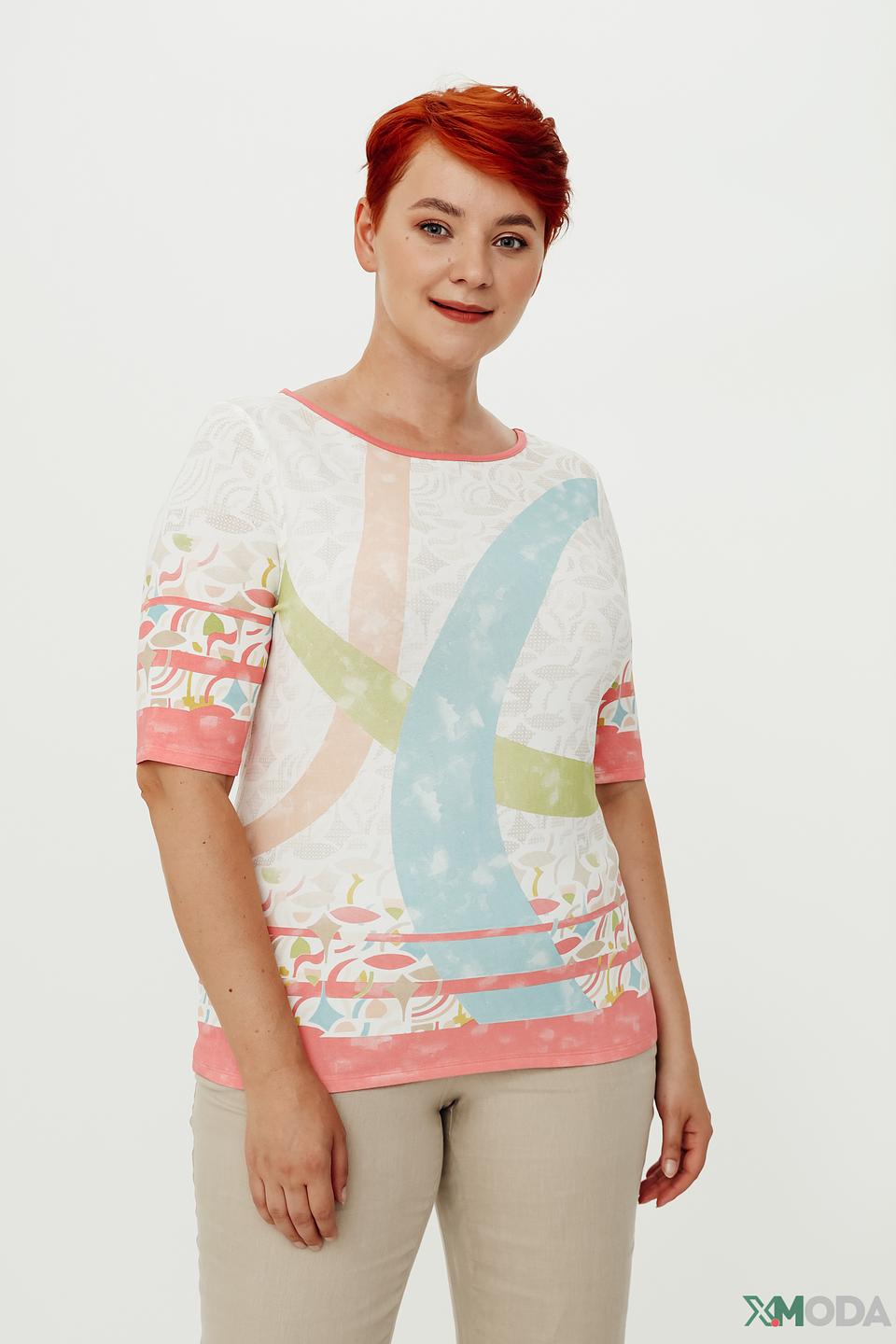 Футболка Barbara Lebek с принтом