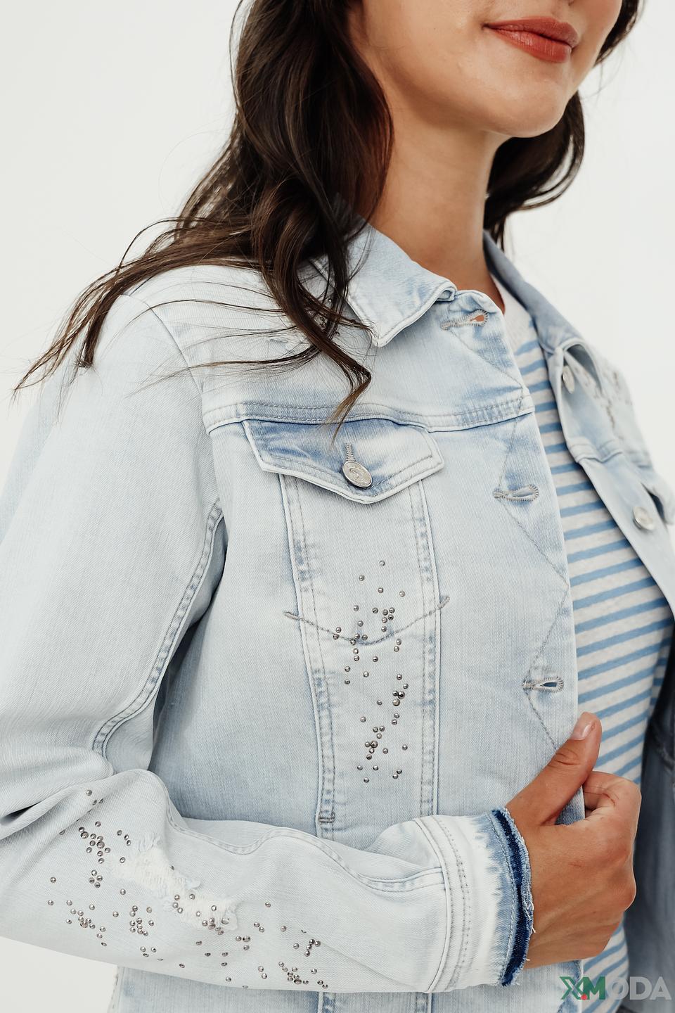 Жакет Monari деним светло-голубой