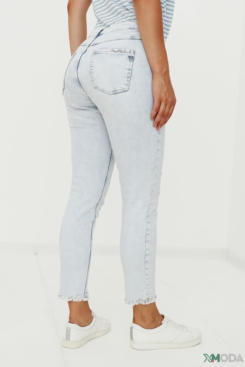 Джинсы Monari светло-голубые с потертостями