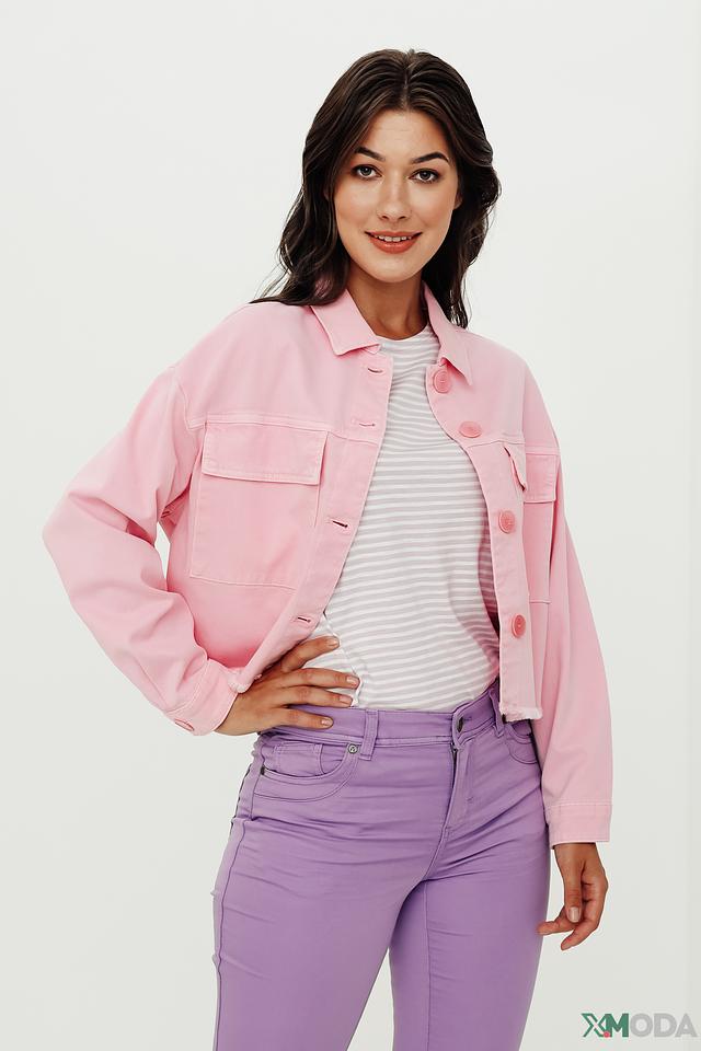 Жакет Monari розовый укороченный