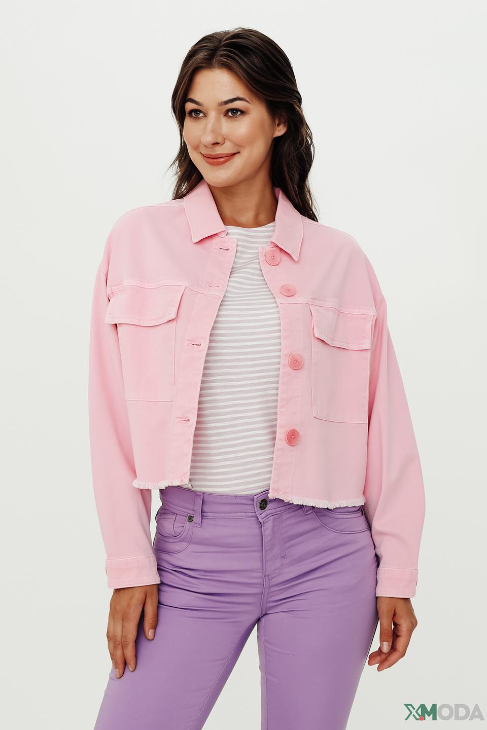 Жакет Monari розовый укороченный