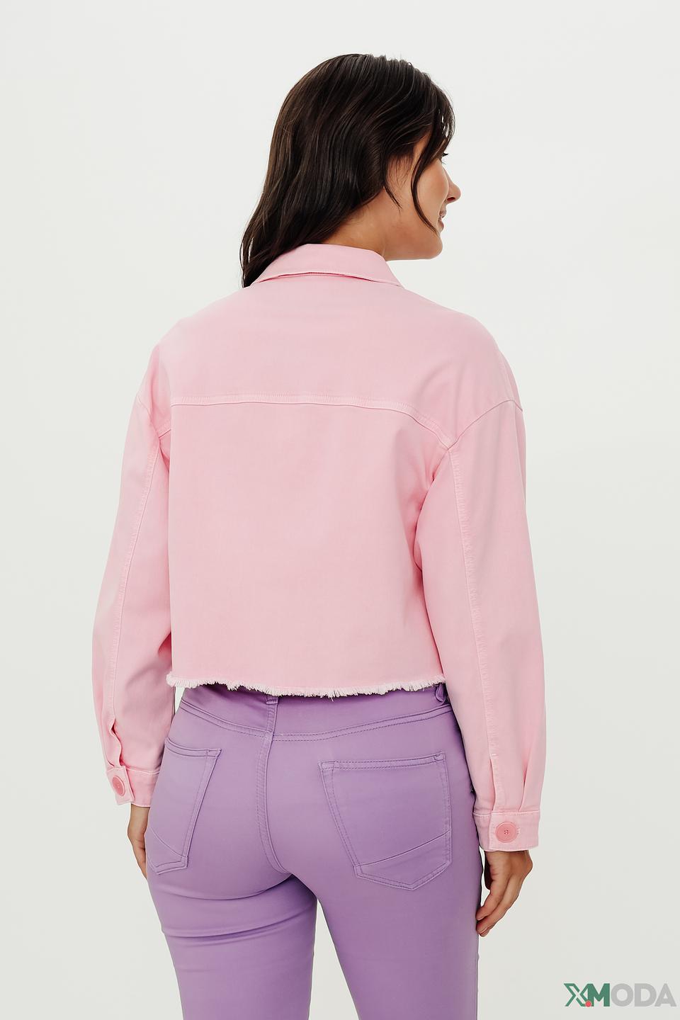 Жакет Monari розовый укороченный