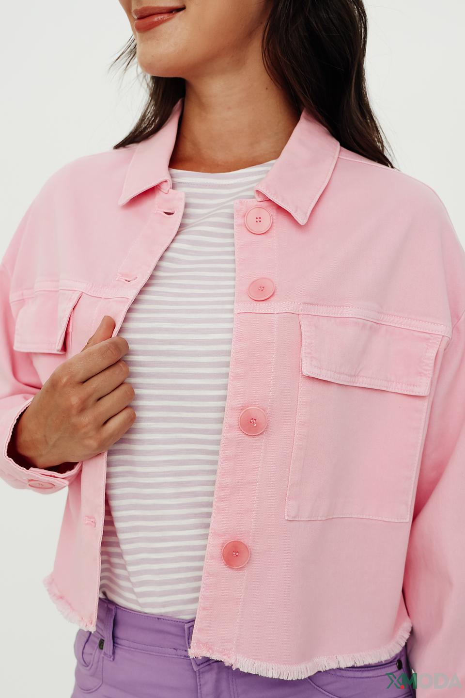 Жакет Monari розовый укороченный