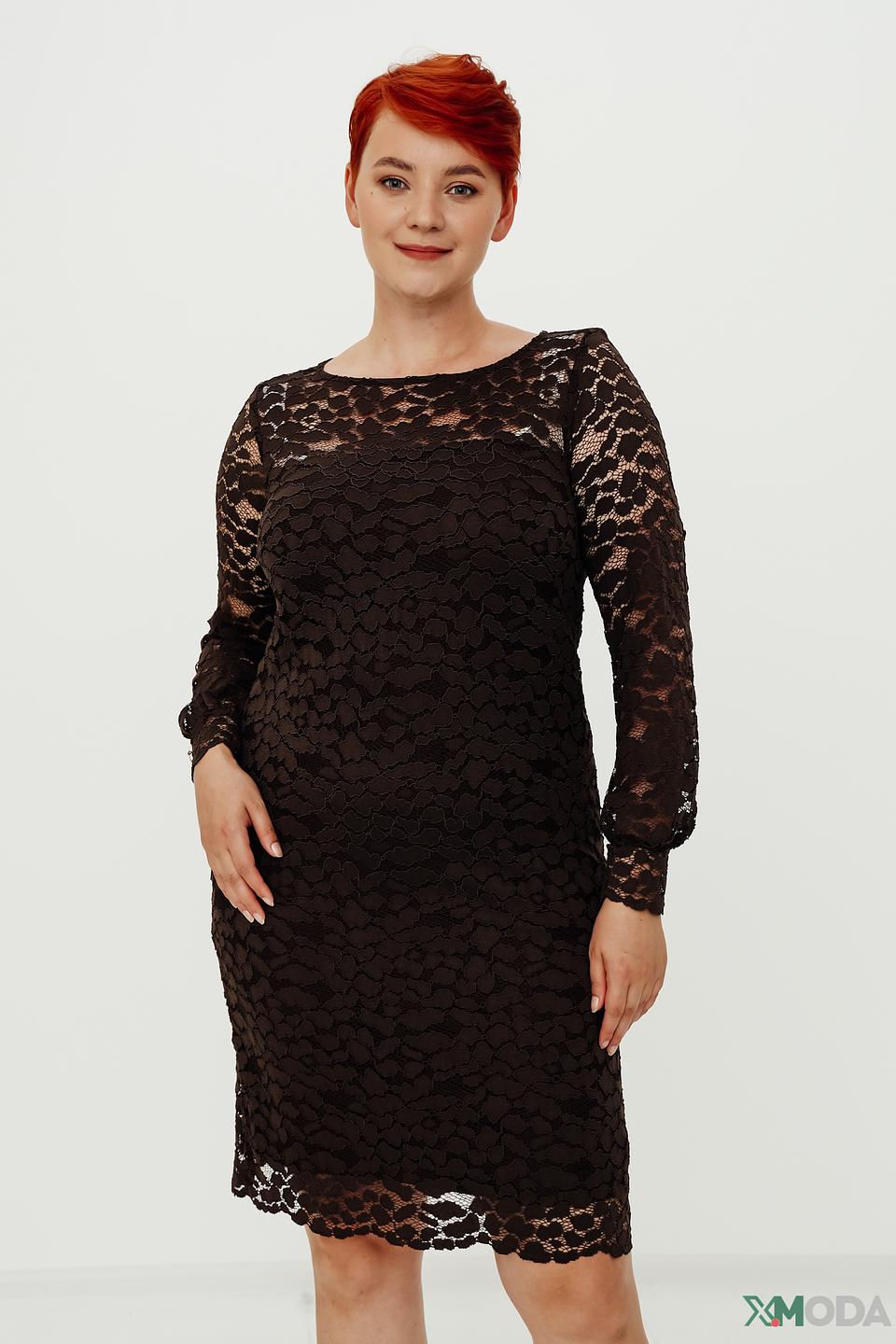 Платье Bianca кружево черное