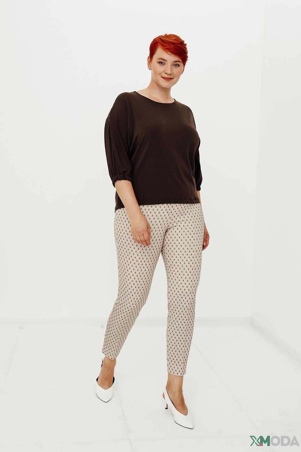 Блуза Bianca с кружевом черная