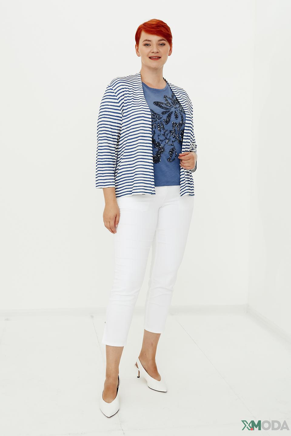 Кардиган Lebek в полоску