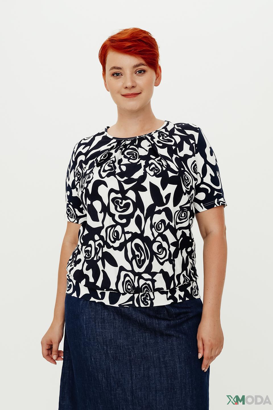 Блуза Frank Walder с цветочным принтом