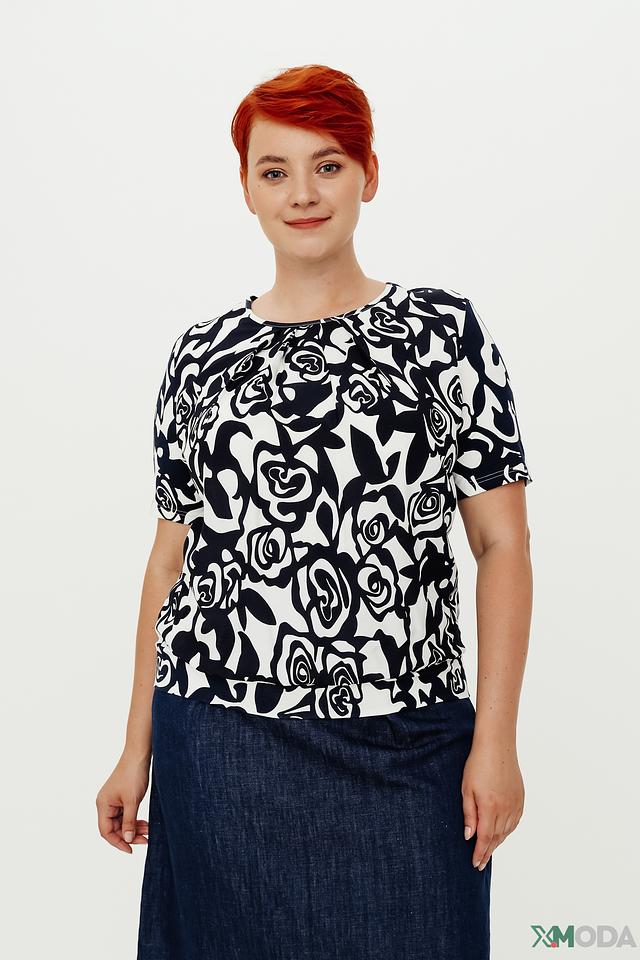 Блуза Frank Walder с цветочным принтом