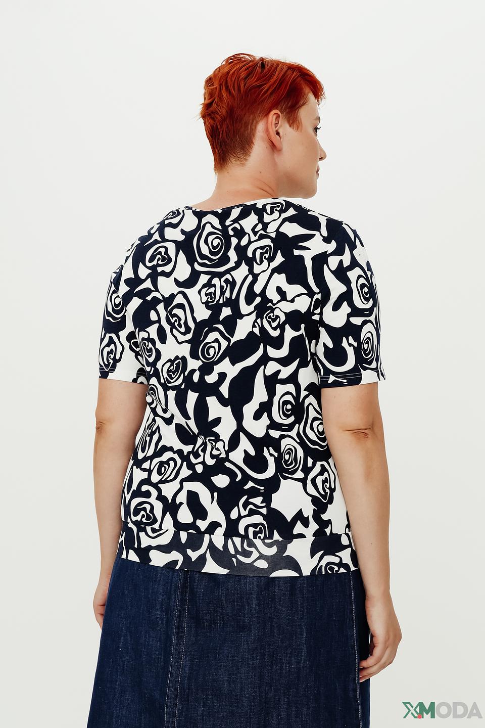 Блуза Frank Walder с цветочным принтом