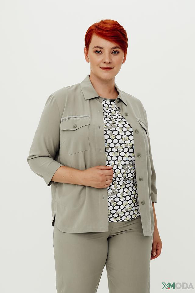 Рубашка Thomas Rabe хаки