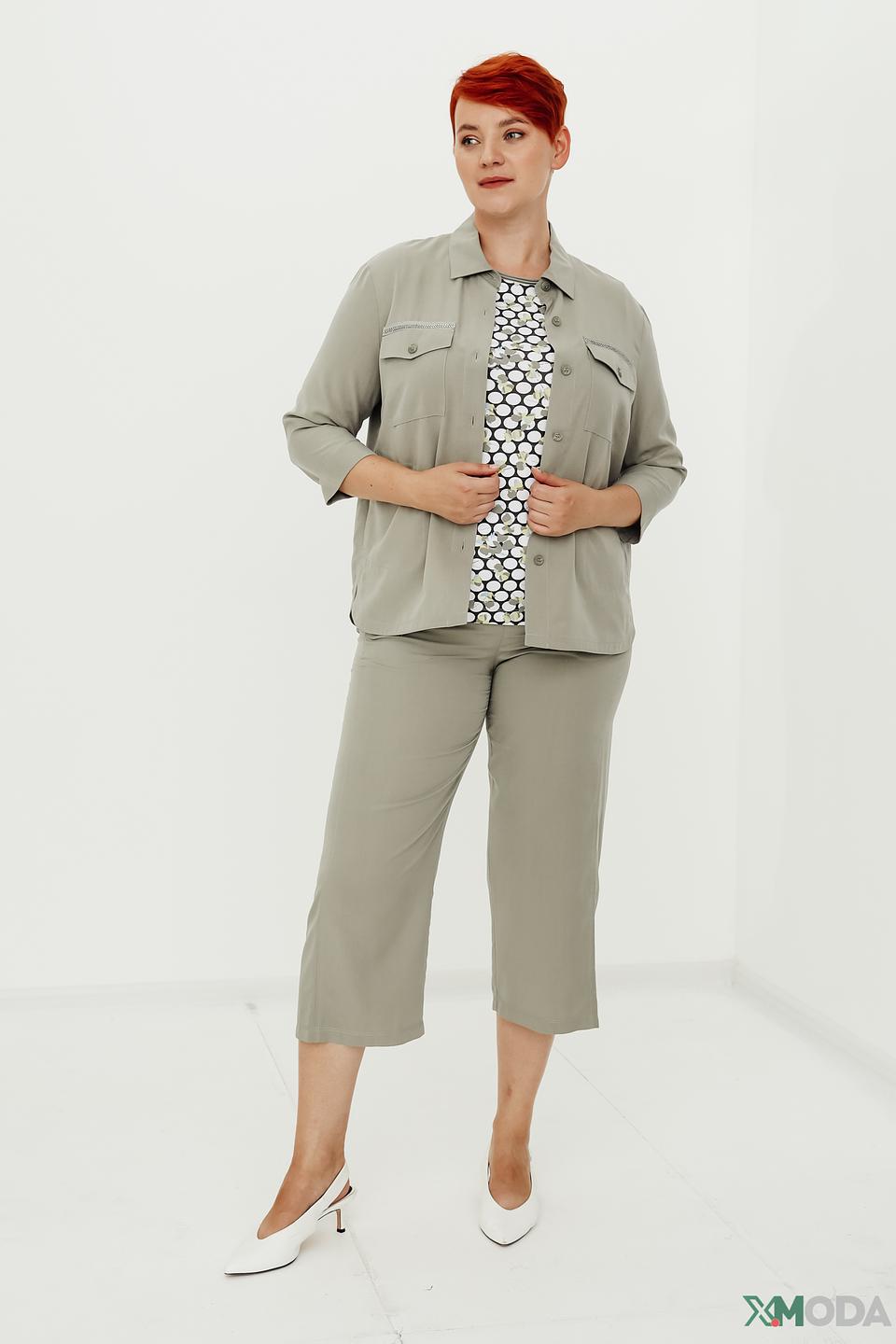 Рубашка Thomas Rabe хаки