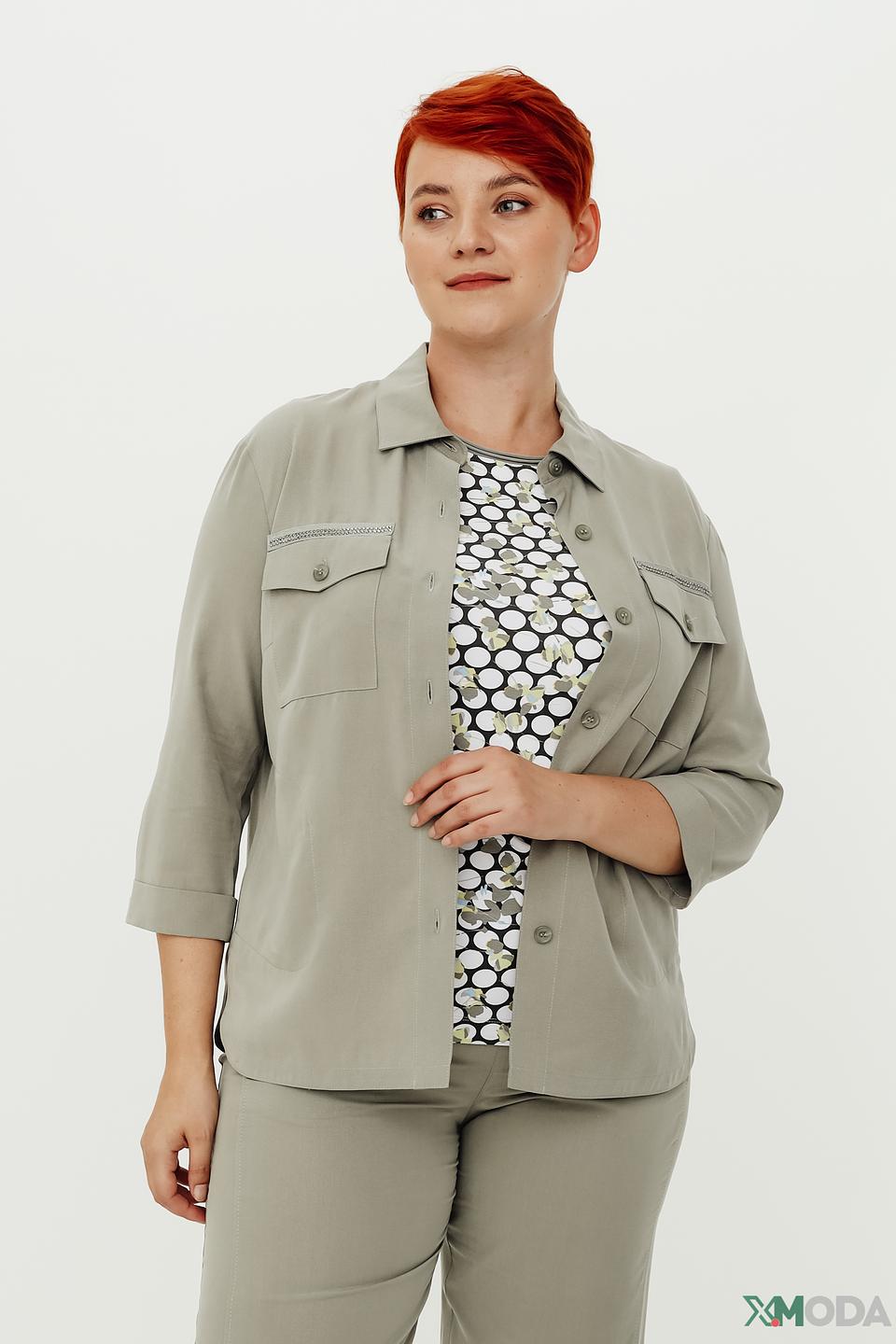 Рубашка Thomas Rabe хаки