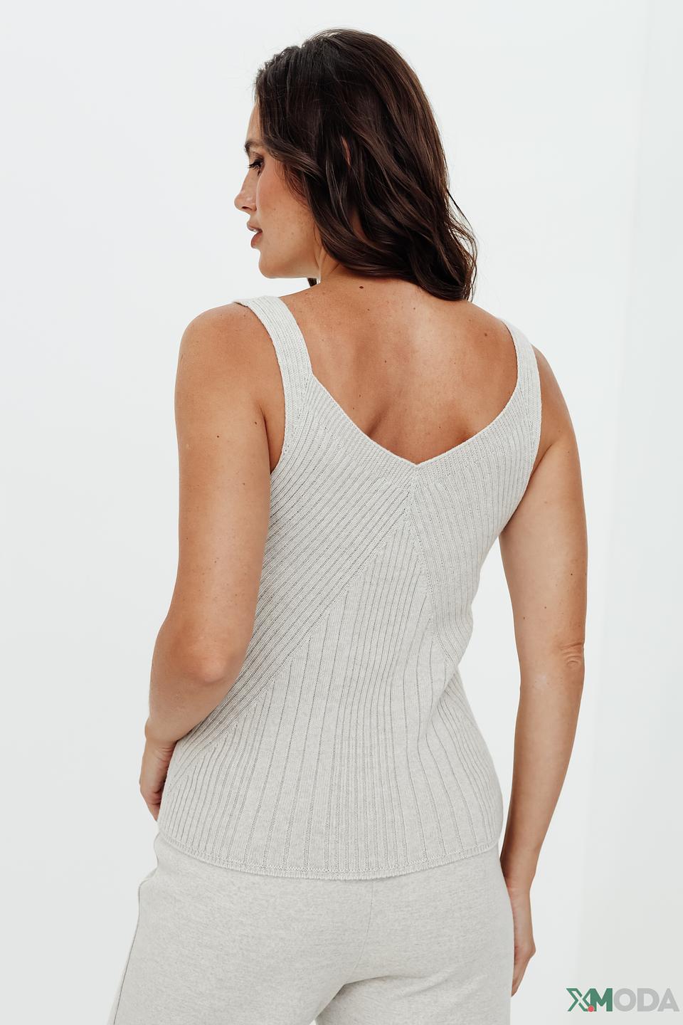 Топ Marc Cain вязаный бежевый