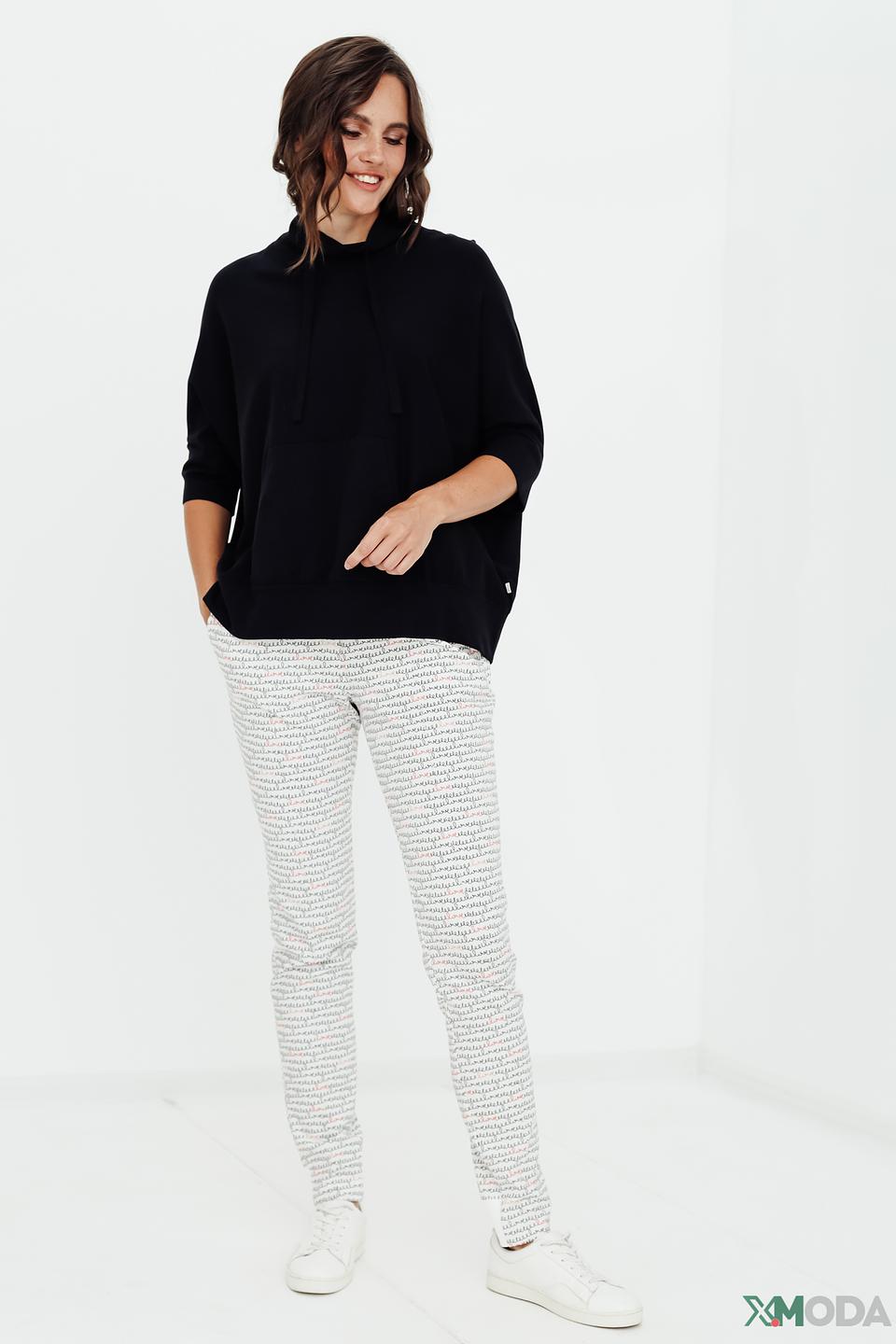 Пуловер Maerz с капюшоном чёрный