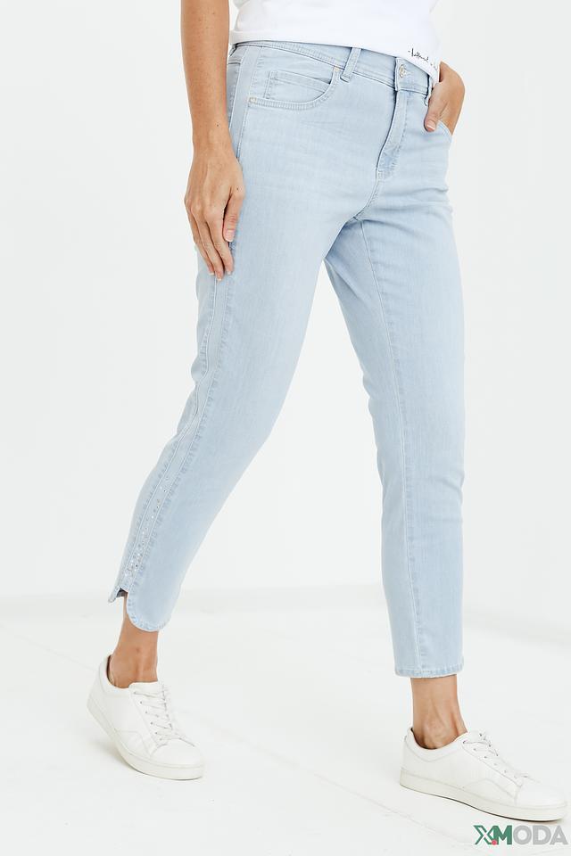 Джинсы Angels голубые с разрезами