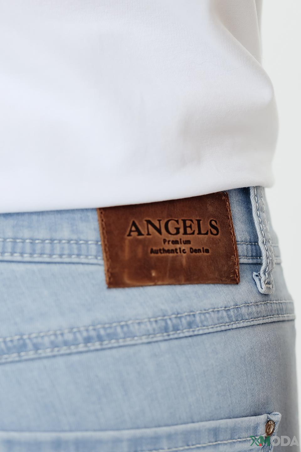 Джинсы Angels голубые с разрезами