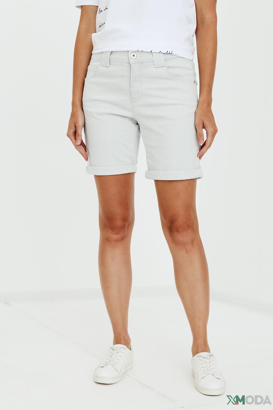 Шорты Angels в полоску белые