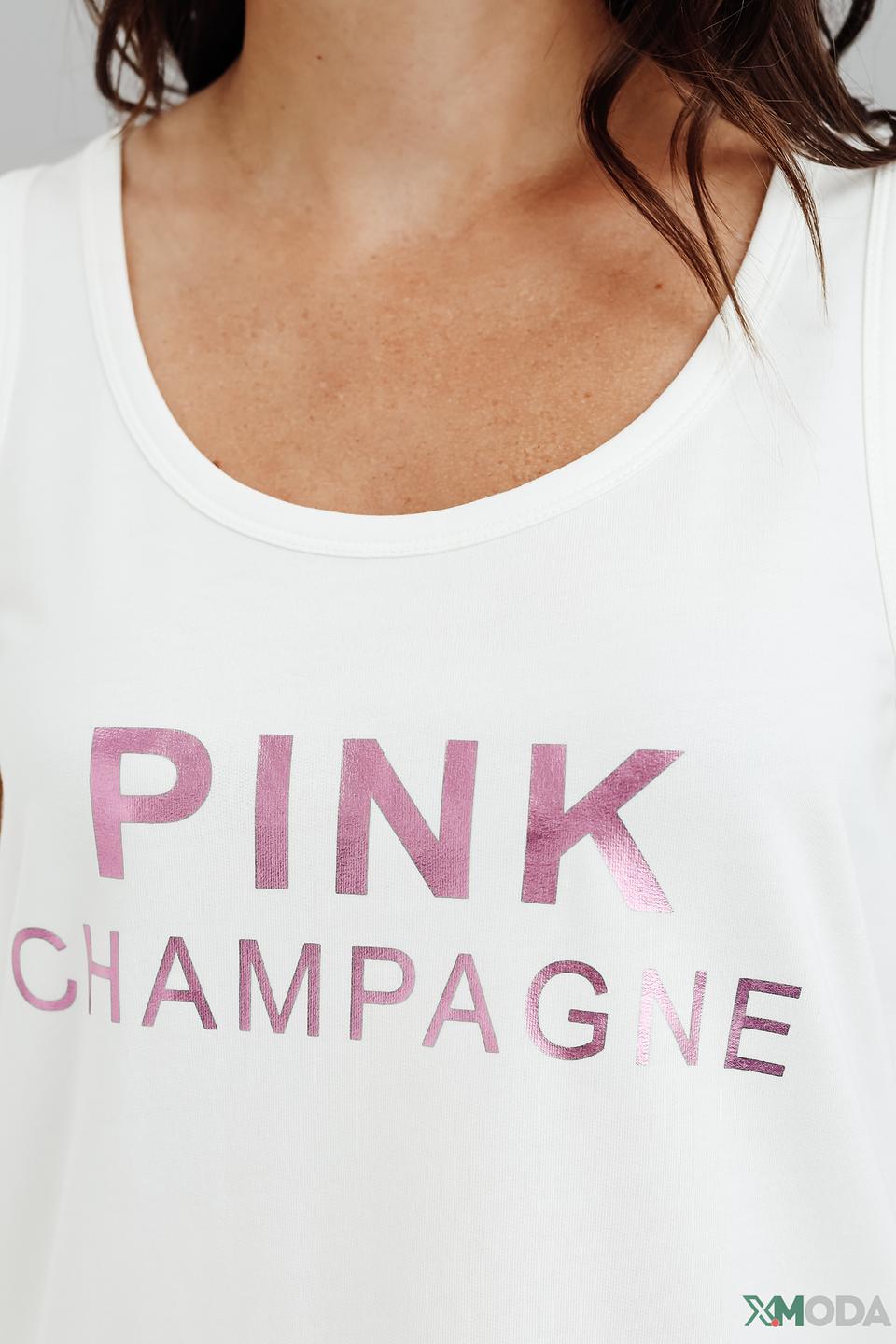 Топ Monari с принтом Pink Champagne