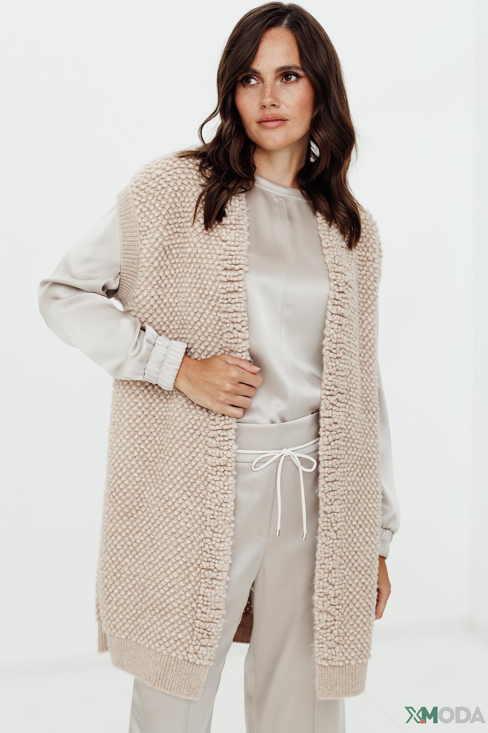 Жилет Marc Cain Collections бежевый