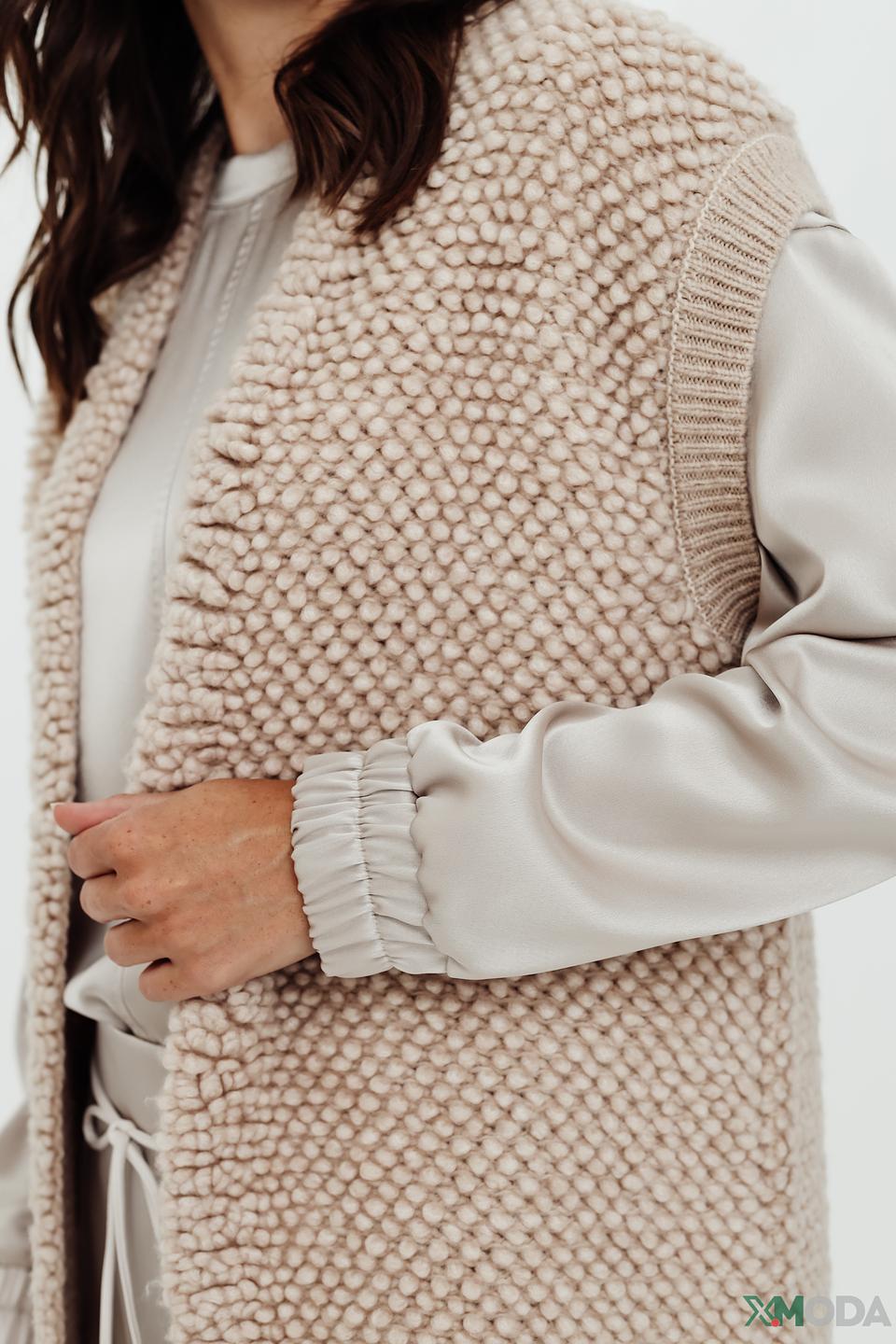 Жилет Marc Cain Collections бежевый