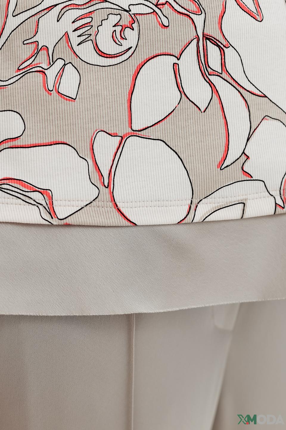 Футболка Marc Cain с цветочным принтом