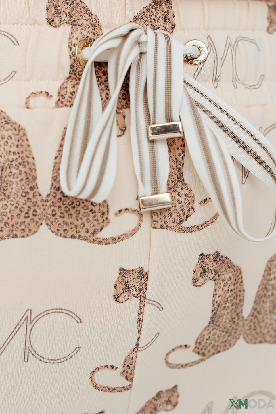 Брюки Marc Cain с леопардовым принтом