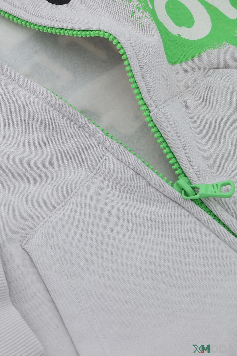 Кардиган Original Marines серый с принтом