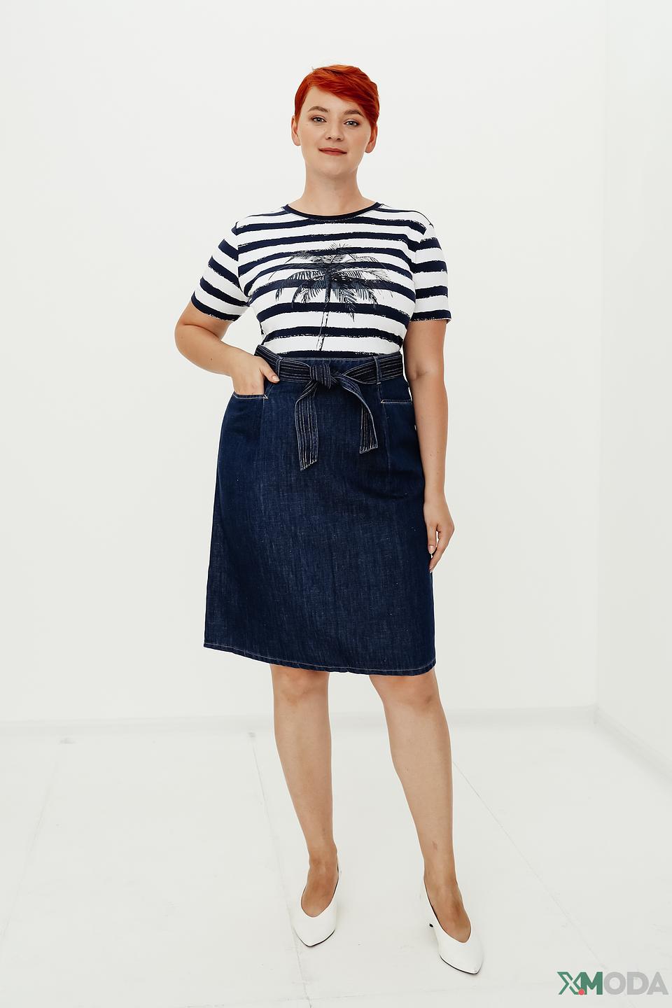 Юбка Gerry Weber деним с поясом