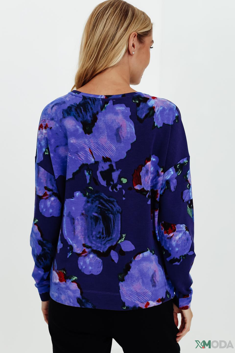 Пуловер Pezzo с цветочным принтом