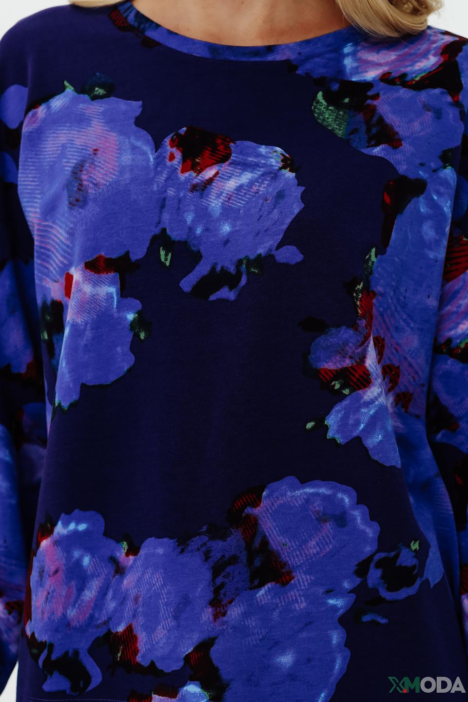 Пуловер Pezzo с цветочным принтом