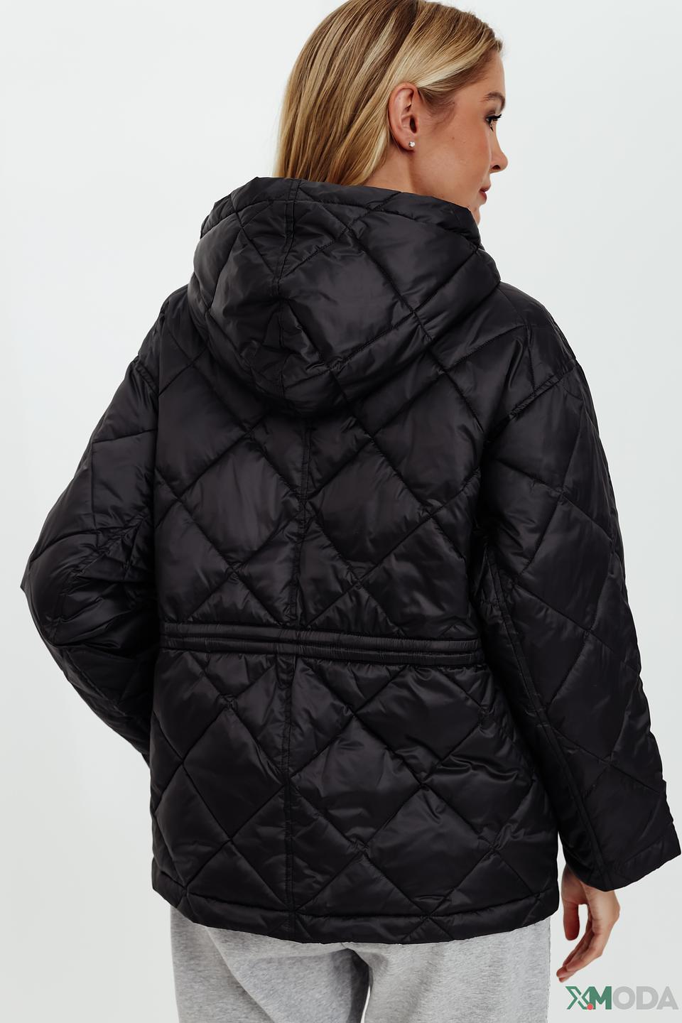 Куртка Pezzo в клетку чёрная