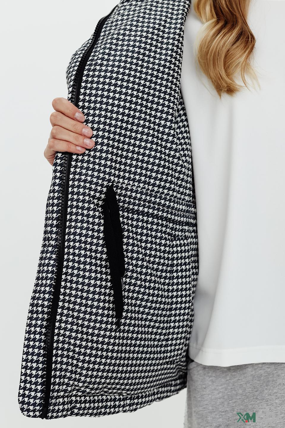 Куртка Pezzo в клетку чёрная