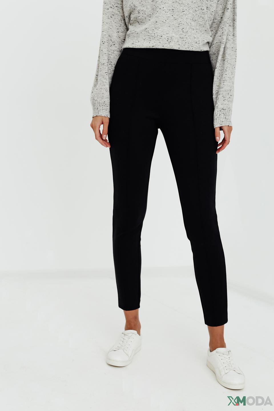 Брюки Pezzo черные приталенные