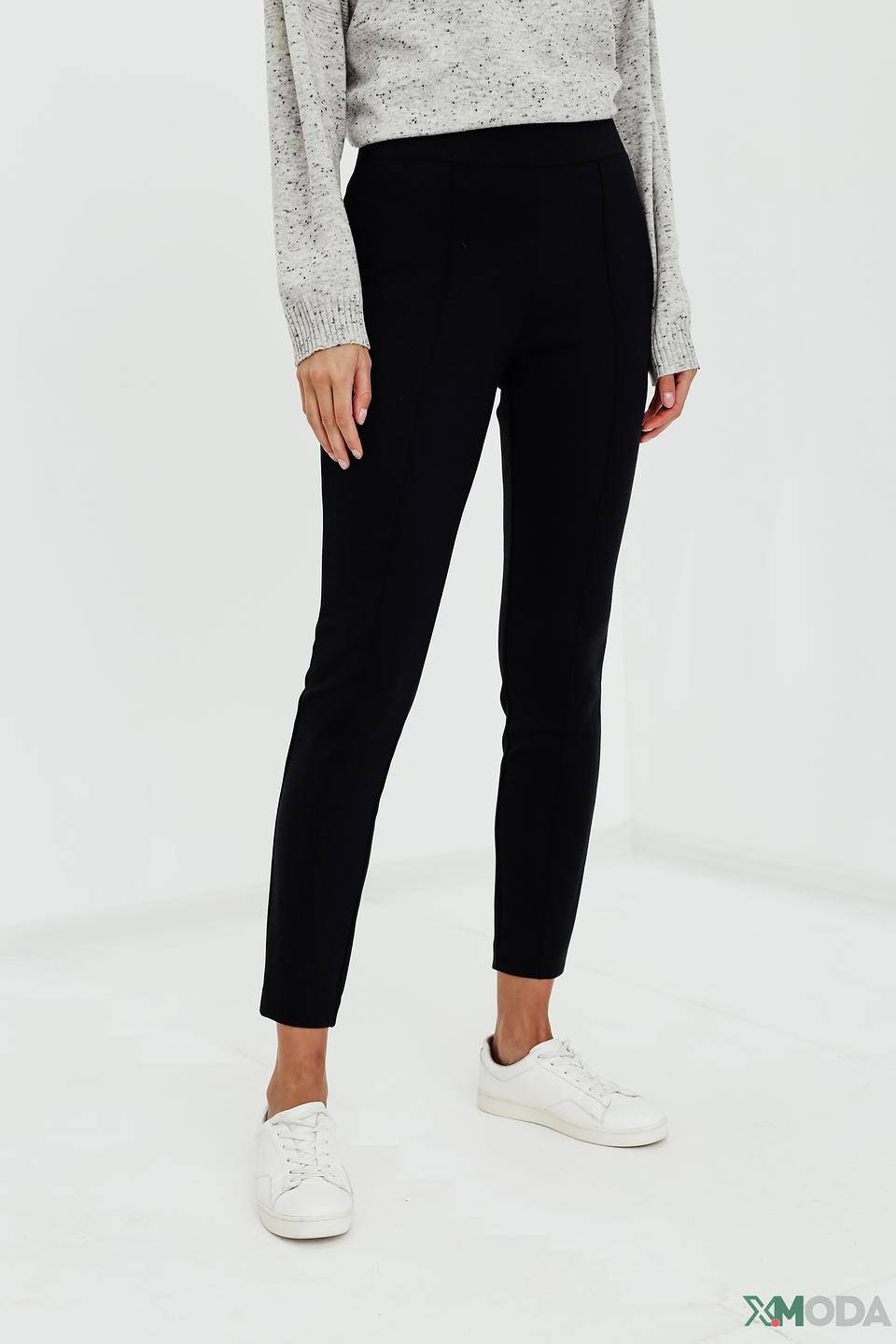 Брюки Pezzo черные приталенные