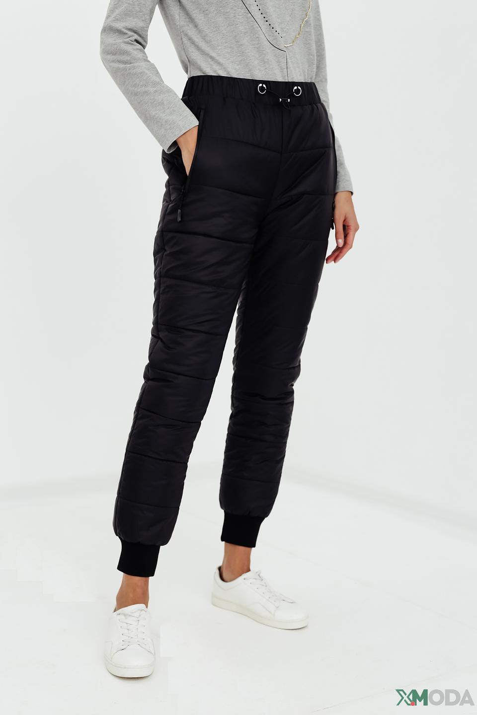 Брюки стеганые Pezzo чёрные