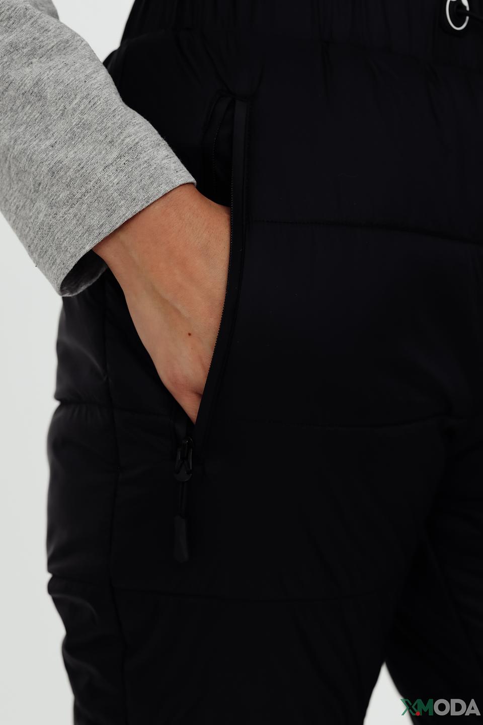 Брюки стеганые Pezzo чёрные