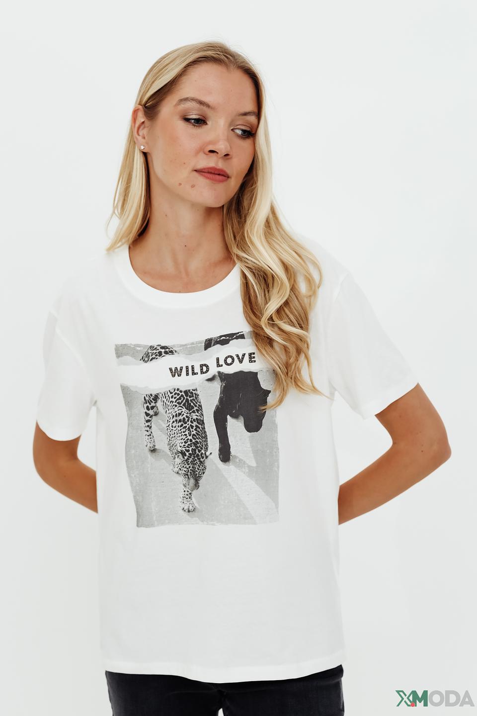 Футболка Oui с принтом Wild Love