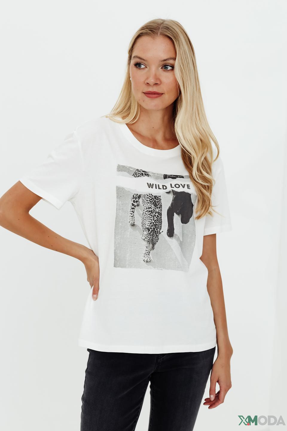 Футболка Oui с принтом Wild Love